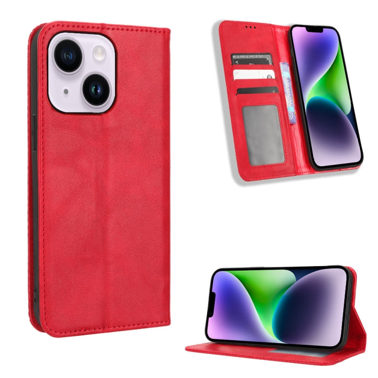 Magnetic Buckle Retro Texture Leather Phone Case, Series 1