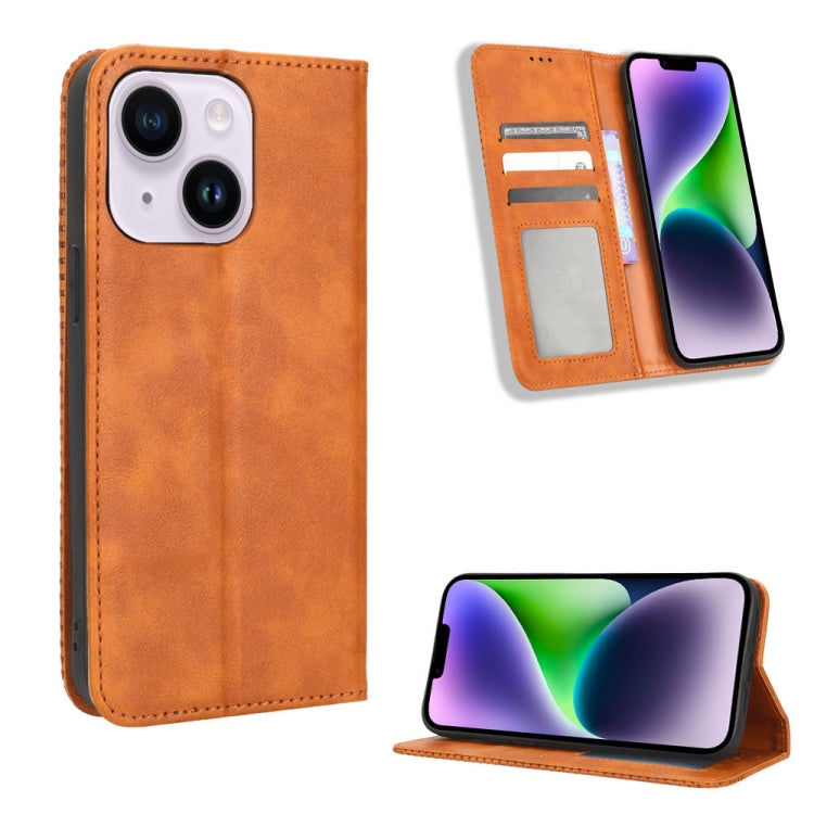 Magnetic Buckle Retro Texture Leather Phone Case, Series 1