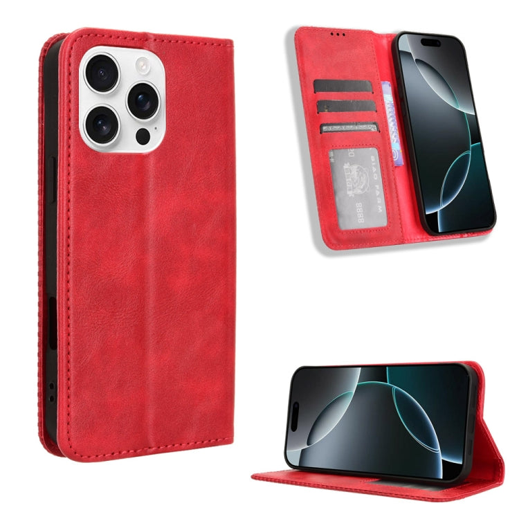 Magnetic Buckle Retro Texture Leather Phone Case, Series 1