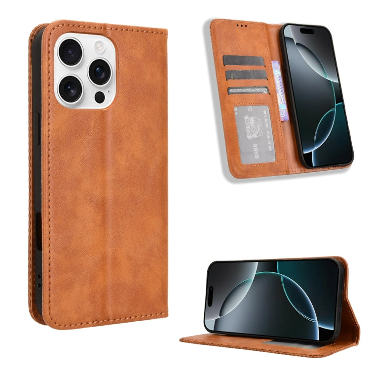 Magnetic Buckle Retro Texture Leather Phone Case, Series 1