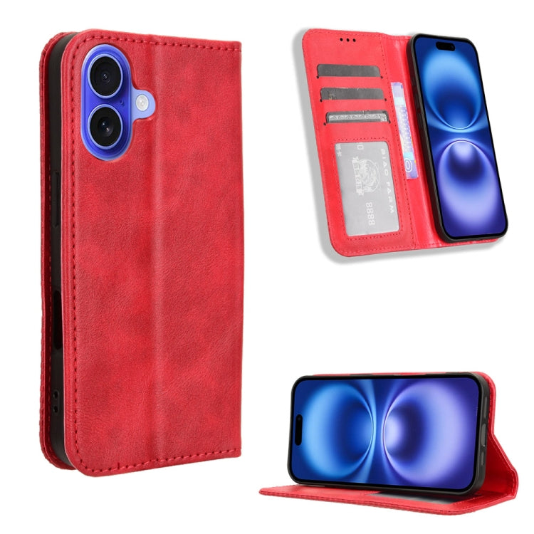 Magnetic Buckle Retro Texture Leather Phone Case, Series 1