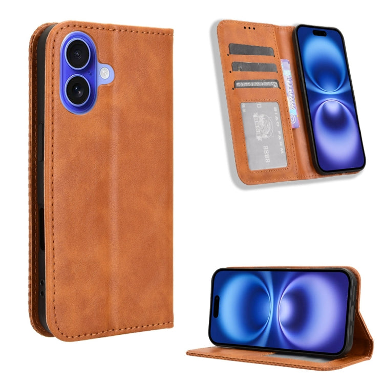 Magnetic Buckle Retro Texture Leather Phone Case, Series 1