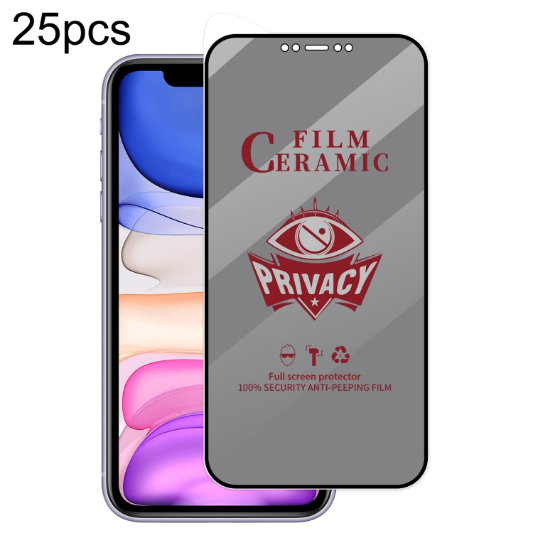 25pcs Full Coverage HD Privacy Ceramic Film