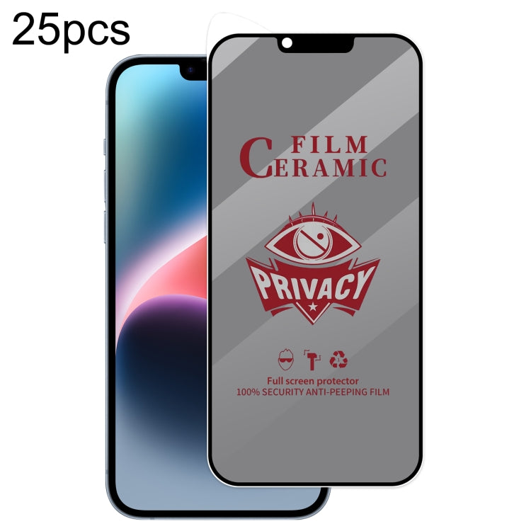 25pcs Full Coverage HD Privacy Ceramic Film