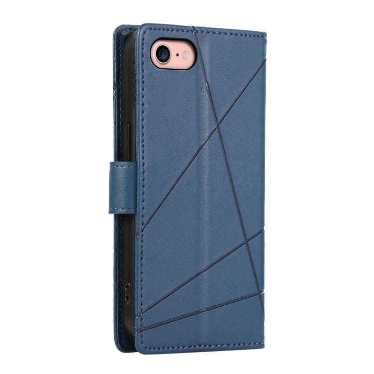 PU Genuine Leather Texture Embossed Line Phone Case, Series 5