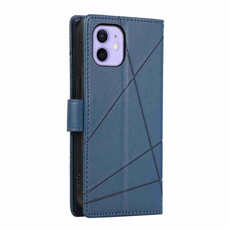 PU Genuine Leather Texture Embossed Line Phone Case, Series 7