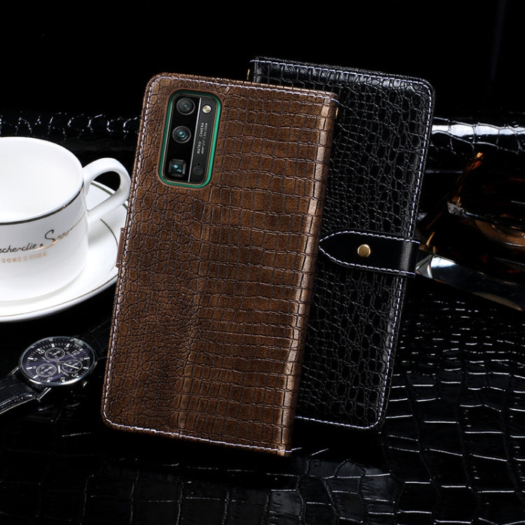 idewei Crocodile Texture Horizontal Flip Leather Case with Holder & Card Slots & Wallet