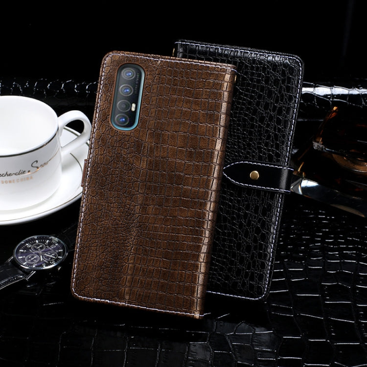 idewei Crocodile Texture Horizontal Flip Leather Case with Holder & Card Slots & Wallet, For OPPO Find X2 Neo, For OPPO Realme X3, For ZTE Axon 11 SE 5G