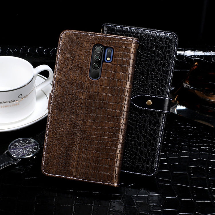 idewei Crocodile Texture Horizontal Flip Leather Case with Holder & Card Slots & Wallet, For Xiaomi Redmi 9, For Samsung Galaxy A51 5G, For Samsung Galaxy A71 5G, For Xiaomi Mi Note 10 Lite