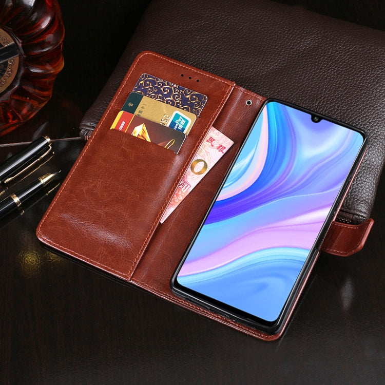 idewei Crazy Horse Texture Horizontal Flip Leather Case with Holder & Card Slots & Wallet, Series 1