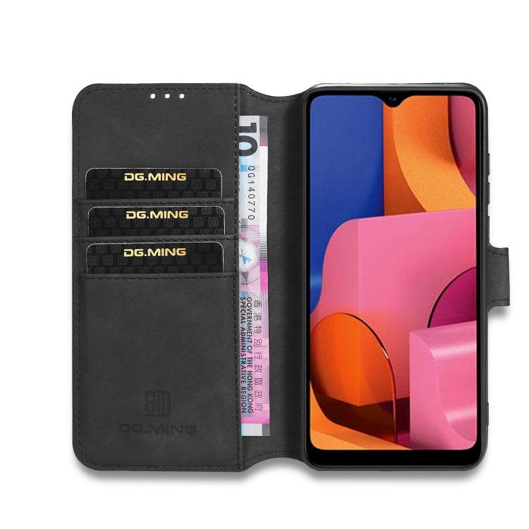 DG.MING Retro Oil Side Horizontal Flip Case, For Samsung Galaxy A21 (EU Version), For Huawei P Smart 2020, For Xiaomi Redmi 9, For Xiaomi Redmi 10X 4G / Redmi Note 9, For OnePlus 8