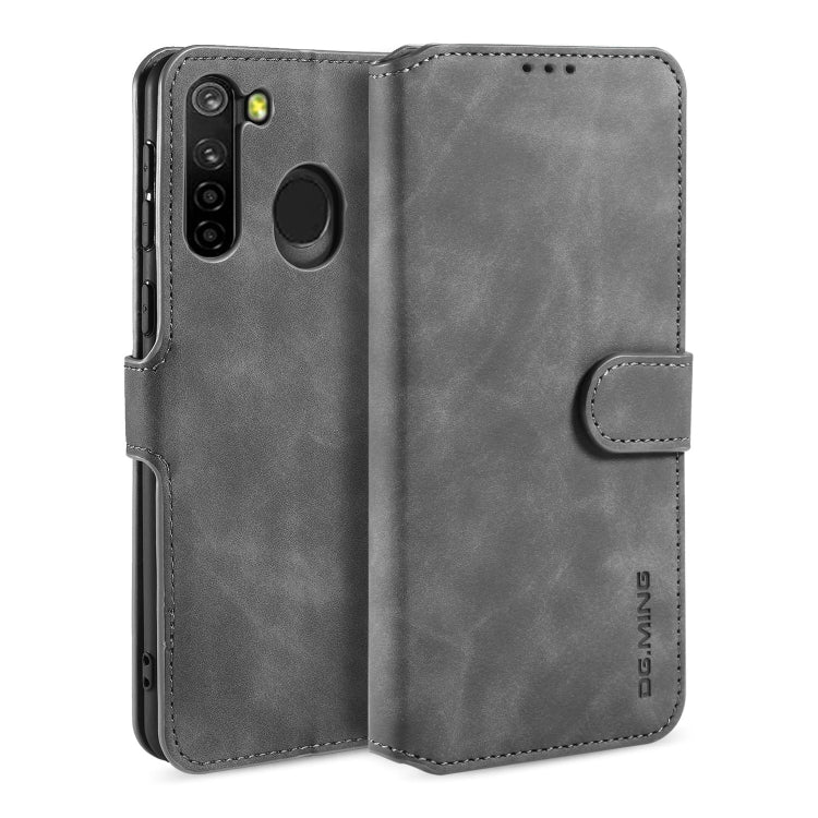 DG.MING Retro Oil Side Horizontal Flip Case, For Samsung Galaxy A21 (EU Version), For Huawei P Smart 2020, For Xiaomi Redmi 9, For Xiaomi Redmi 10X 4G / Redmi Note 9, For OnePlus 8