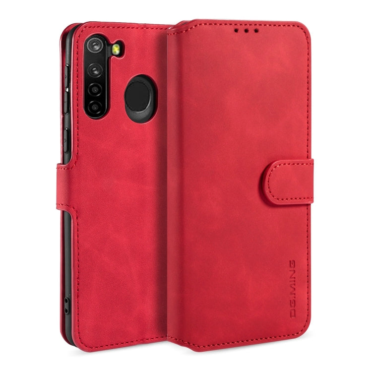 DG.MING Retro Oil Side Horizontal Flip Case, For Samsung Galaxy A21 (EU Version), For Huawei P Smart 2020, For Xiaomi Redmi 9, For Xiaomi Redmi 10X 4G / Redmi Note 9, For OnePlus 8