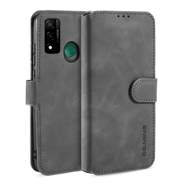 DG.MING Retro Oil Side Horizontal Flip Case, For Samsung Galaxy A21 (EU Version), For Huawei P Smart 2020, For Xiaomi Redmi 9, For Xiaomi Redmi 10X 4G / Redmi Note 9, For OnePlus 8