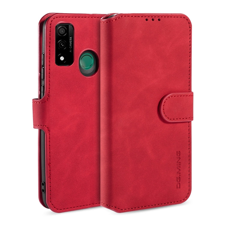 DG.MING Retro Oil Side Horizontal Flip Case, For Samsung Galaxy A21 (EU Version), For Huawei P Smart 2020, For Xiaomi Redmi 9, For Xiaomi Redmi 10X 4G / Redmi Note 9, For OnePlus 8