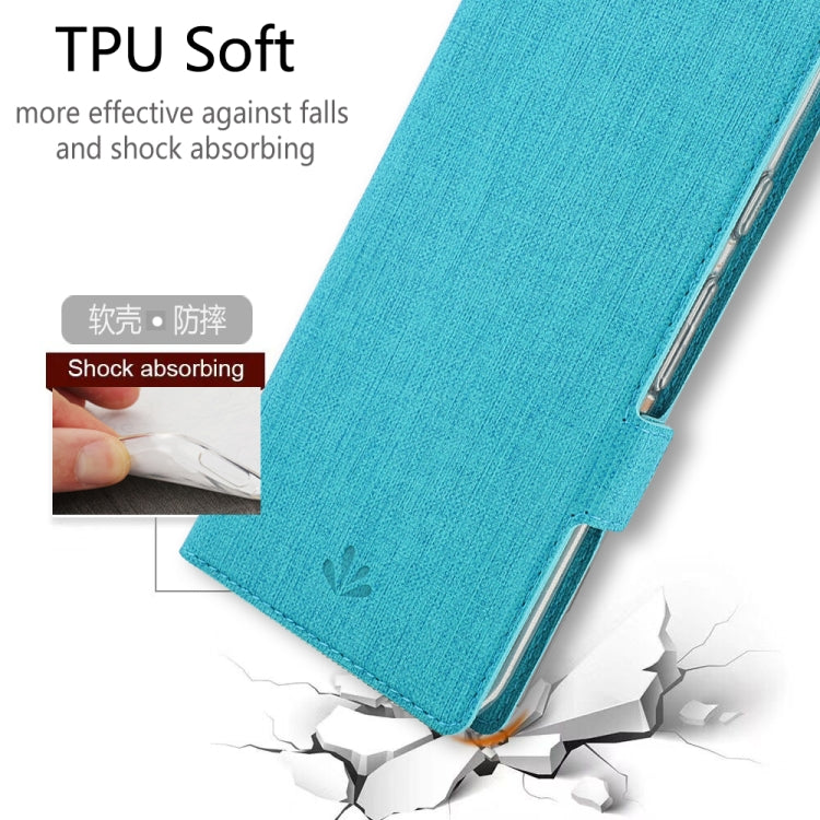 ViLi Side Button Magnetic Suction Type Shockproof TPU + PU Horizontal Flip Protective Case with Card Slot & Holder & Wallet