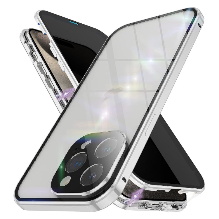 Anti-peeping Magnetic Double-sided Tempered Glass Phone Case, Series 1