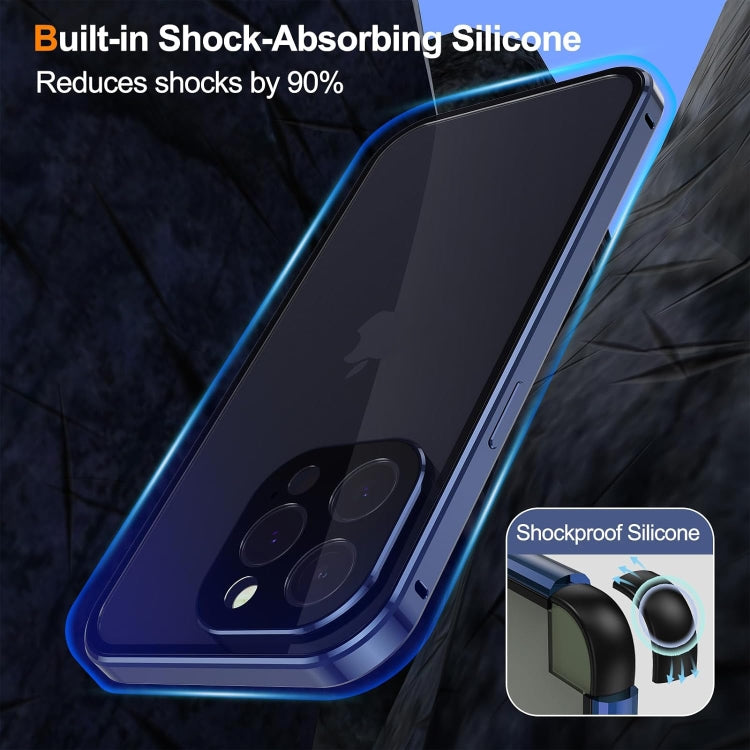 Anti-peeping Magnetic Double-sided Tempered Glass Phone Case, Series 2