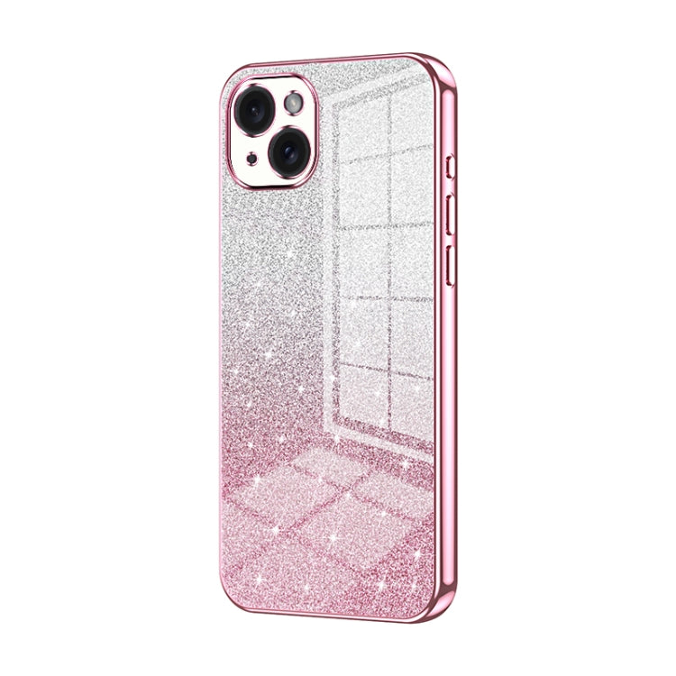 Gradient Glitter Powder Electroplated Phone Case, Series 8