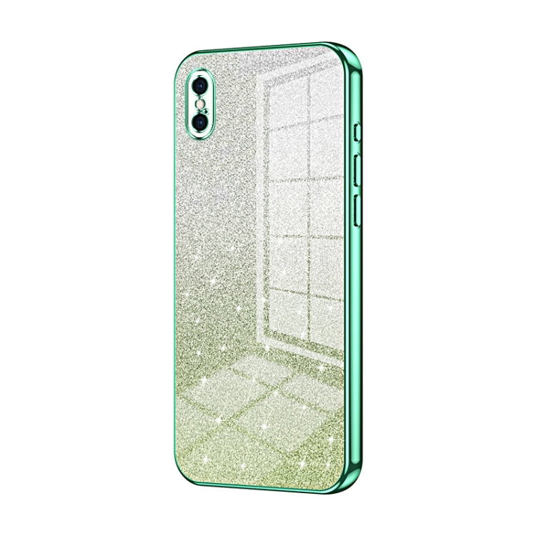 Gradient Glitter Powder Electroplated Phone Case, Series 6