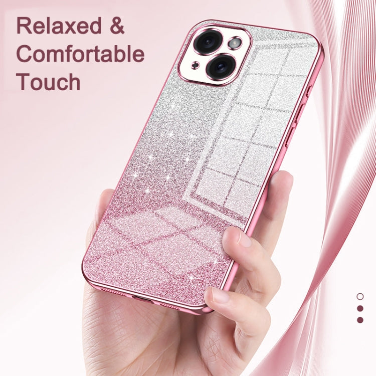 Gradient Glitter Powder Electroplated Phone Case, Series 7