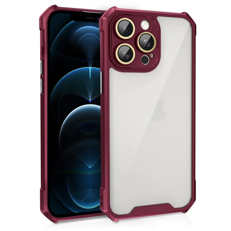 Shockproof Acrylic Phone Case with Lens Glass Film, Series 1