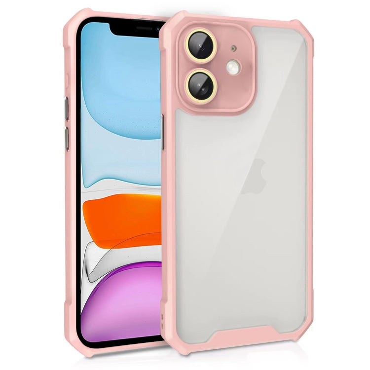 Shockproof Acrylic Phone Case with Lens Glass Film, Series 1