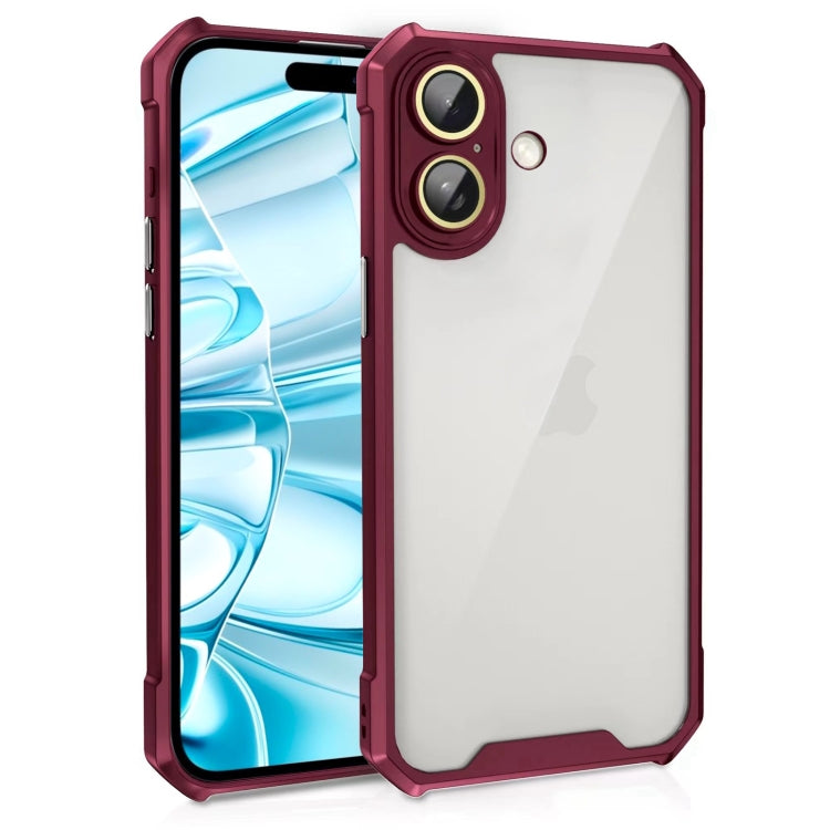 Shockproof Acrylic Phone Case with Lens Glass Film, Series 1