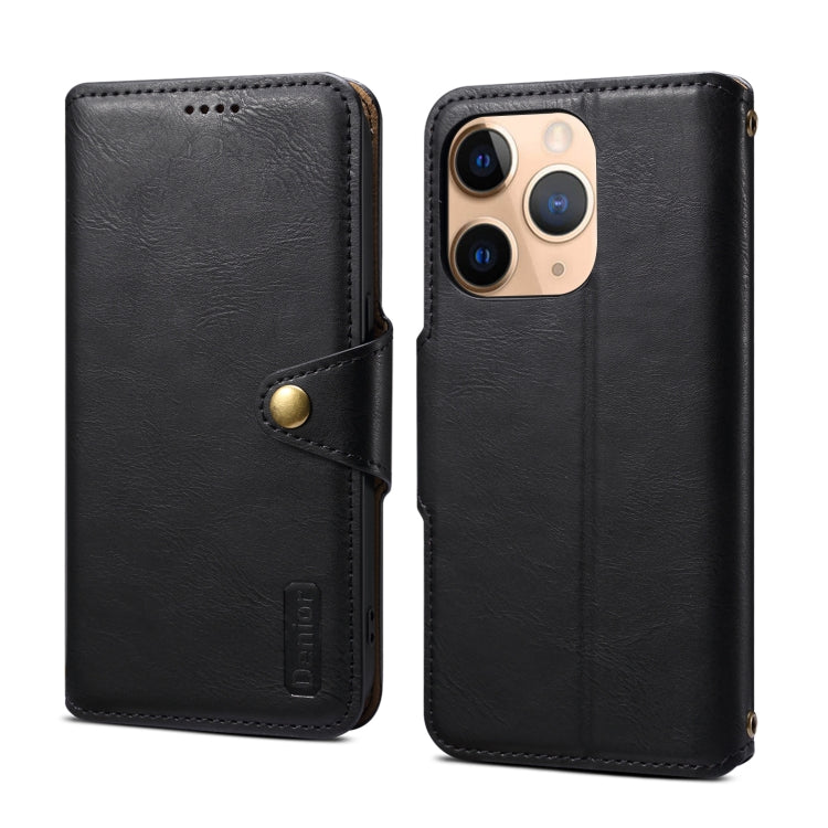 Denior Cowhide Texture Wallet Style Leather Phone Case, Series 2