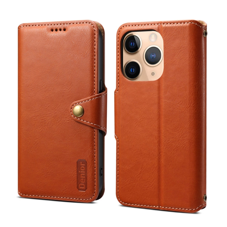 Denior Cowhide Texture Wallet Style Leather Phone Case, Series 2