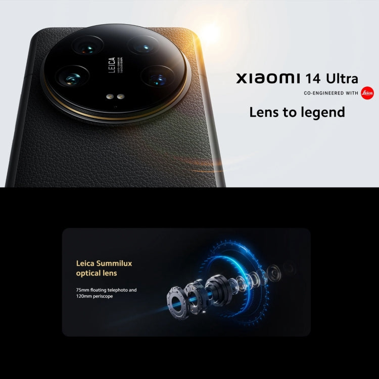 Xiaomi 14 Ultra,  6.73 inch Xiaomi HyperOS Snapdragon 8 Gen 3 Octa Core 4nm up to 3.3GHz, NFC, Network: 5G