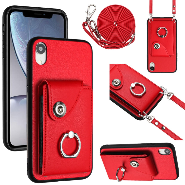 Organ Card Bag Ring Holder Phone Case with Long Lanyard, Series 1