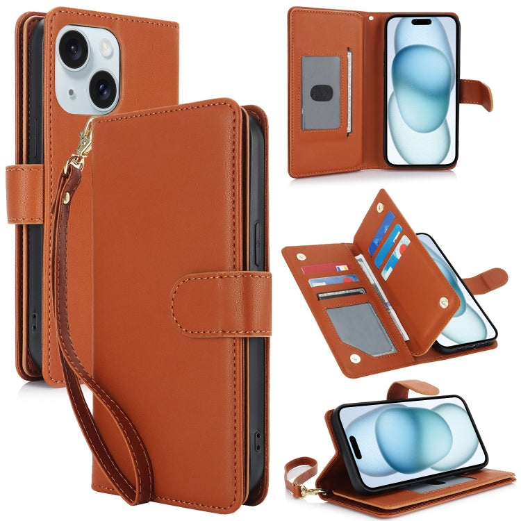 Multi-Card Wallet RFID Leather Phone Case, Series 4