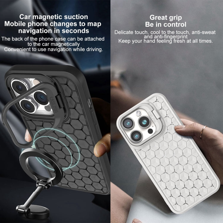 Honeycomb Radiating Lens Holder Magsafe Phone Case, Series 4