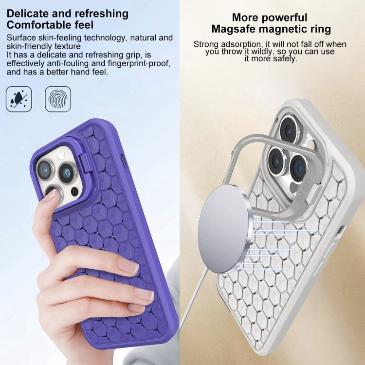 Honeycomb Radiating Lens Holder Magsafe Phone Case, Series 1