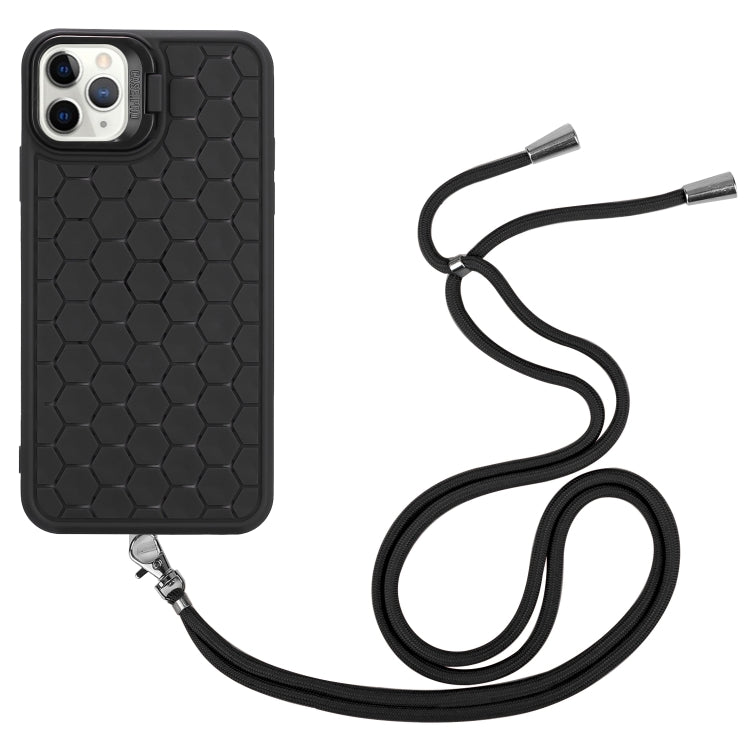 Honeycomb Radiating Lens Holder Magsafe Phone Case with Lanyard, Series 3