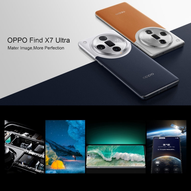 OPPO Find X7 Ultra AI Phone, Screen Fingerprint,  6.82 inch ColorOS 14.0 Qualcomm Snapdragon 8 Gen3 Octa Core up to  3.3GHz, OTG, NFC, Network: 5G, 12GB+256GB, 16GB+256GB, 16GB+512GB