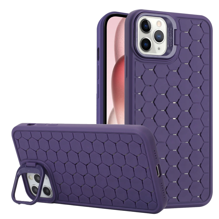 Honeycomb Radiating Lens Holder TPU Phone Case, Series 1