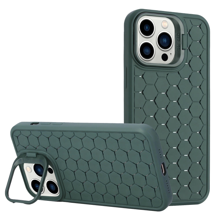 Honeycomb Radiating Lens Holder TPU Phone Case, Series 4