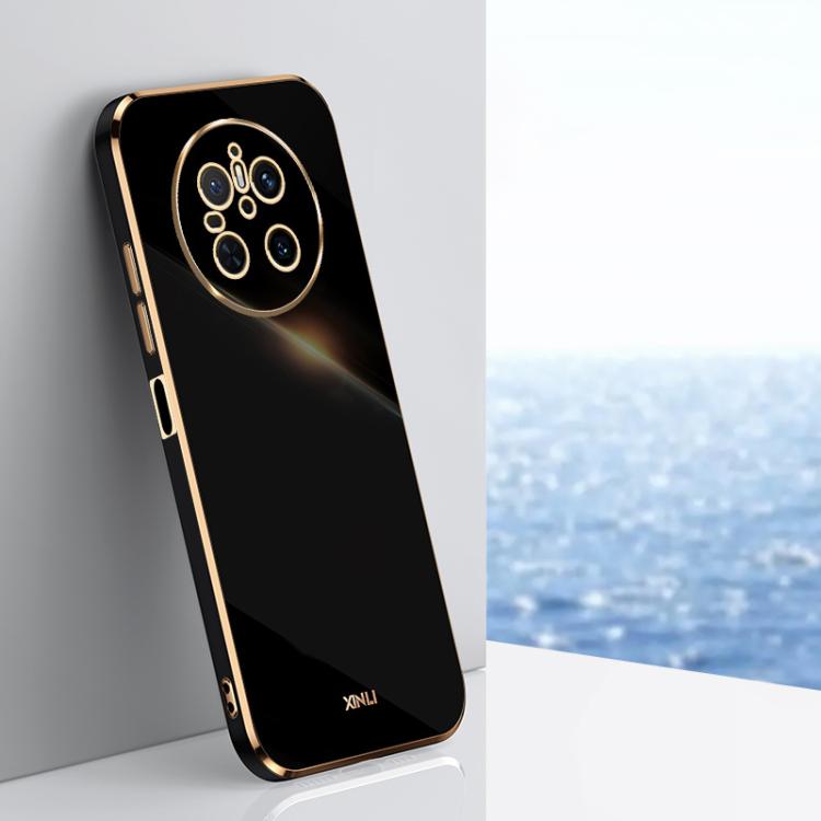 XINLI Straight 6D Plating Gold Edge TPU Phone Case, For Huawei Mate 70 Pro / 70 Pro+, For Huawei Mate 70, For Huawei Nova 13 Pro, For Huawei Pura 70 Ultra