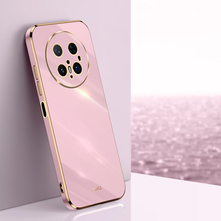 XINLI Straight 6D Plating Gold Edge TPU Phone Case, For Huawei Mate 70 Pro / 70 Pro+, For Huawei Mate 70, For Huawei Nova 13 Pro, For Huawei Pura 70 Ultra