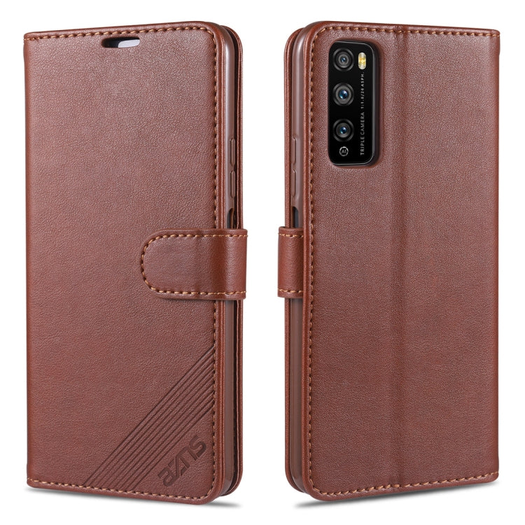 AZNS Sheepskin Texture Horizontal Flip Leather Case with Holder & Card Slots & Wallet, For Huawei Enjoy Z 5G, For Oppo Reno4 / Reno4 Pro, For Huawei Honor X10 5G, For Huawei Honor Play4, For Xiaomi Mi Note 10 Lite, For Huawei Honor Play 4T