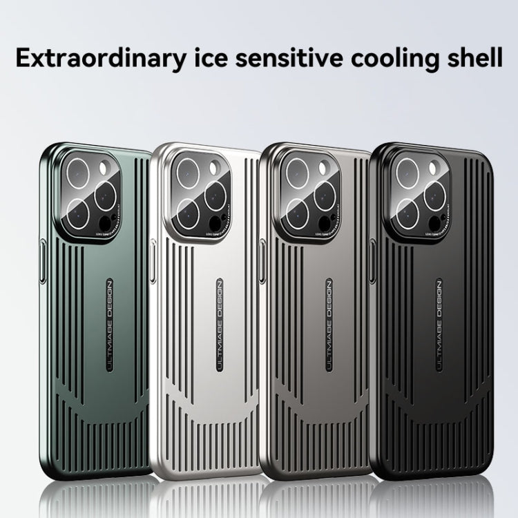 Ice Sense Heat Dissipation Electroplating Frosted Phone Case, For iPhone 16 Pro Max, For iPhone 16 Pro, For iPhone 16, For iPhone 15 Pro Max, For iPhone 15 Pro, For iPhone 15