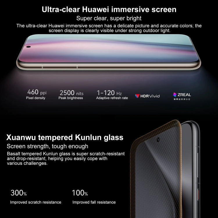 HUAWEI Pura 70 Ultra, Screen Fingerprint Identification, 6.8 inch HarmonyOS 4.2 Kirin 9010 Octa Core up to 2.3GHz, NFC, OTG, Not Support Google Play