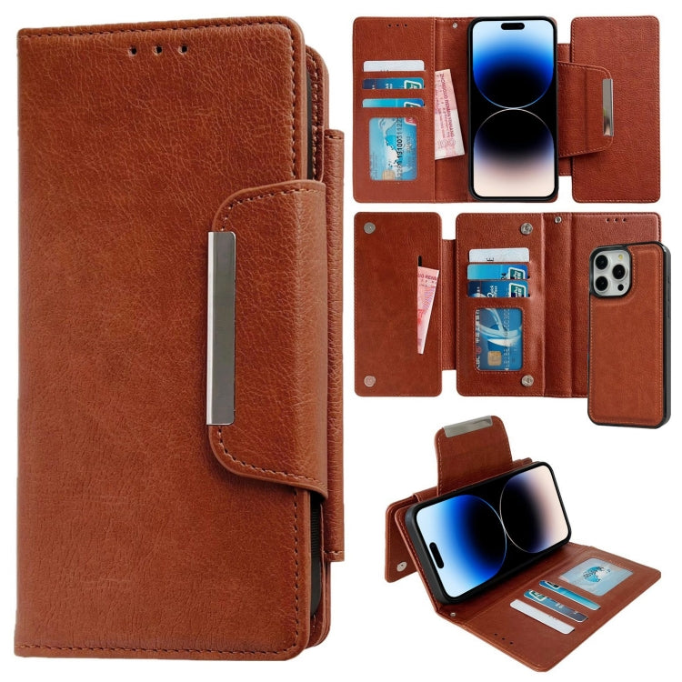 Multifunctional Seven Cards Wallet Leather Phone Case, Series 3