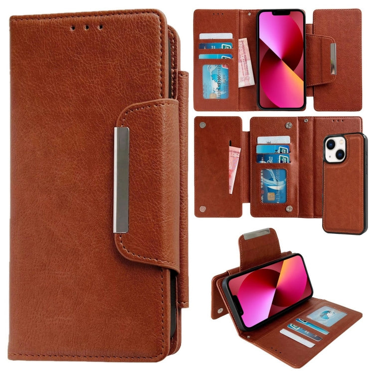 Multifunctional Seven Cards Wallet Leather Phone Case, Series 3