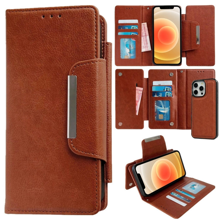 Multifunctional Seven Cards Wallet Leather Phone Case, Series 2