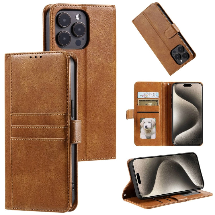 Simple 6-Card Wallet Leather Phone Case, Series 3