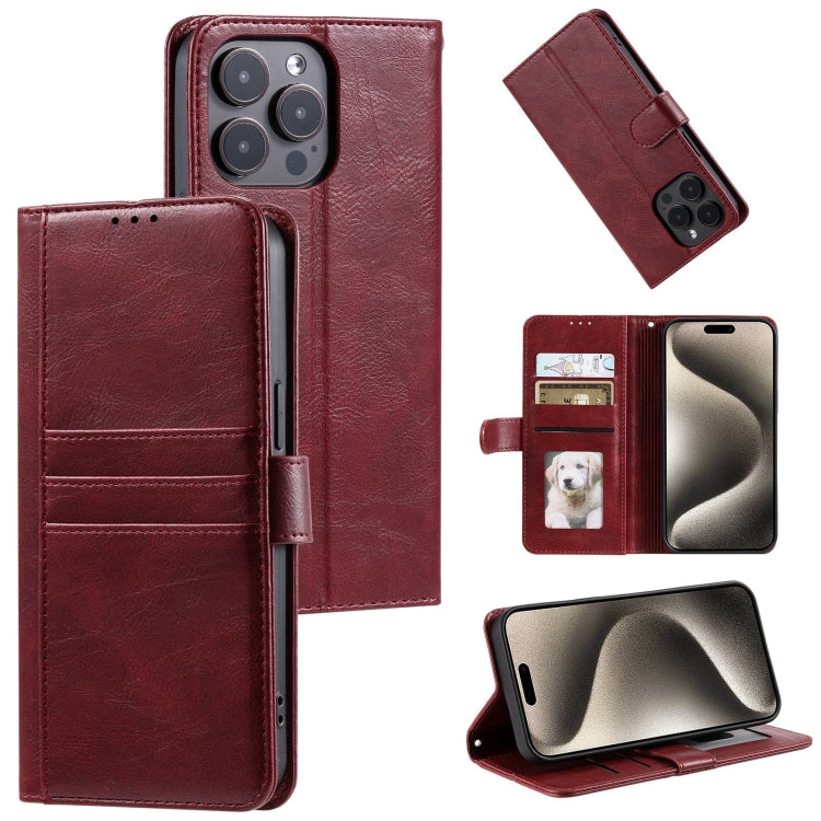 Simple 6-Card Wallet Leather Phone Case, Series 3