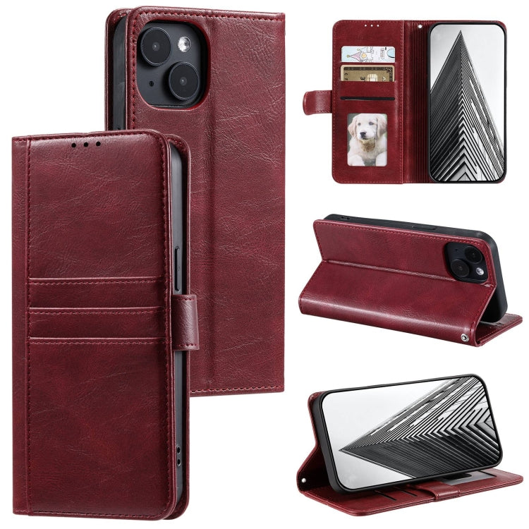 Simple 6-Card Wallet Leather Phone Case, Series 2